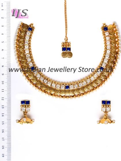 Delicate Traditional Set - Saraswati NELA10865 Indian Jewellery