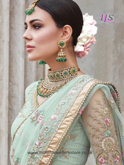 Designer Sabyasachi Inspired Bridal Jewellery Set NEWK11161C Indian Jewellery