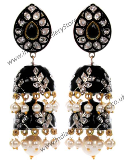 Chloe 2-Layer Jhumka EABL10365 Indian Jewellery