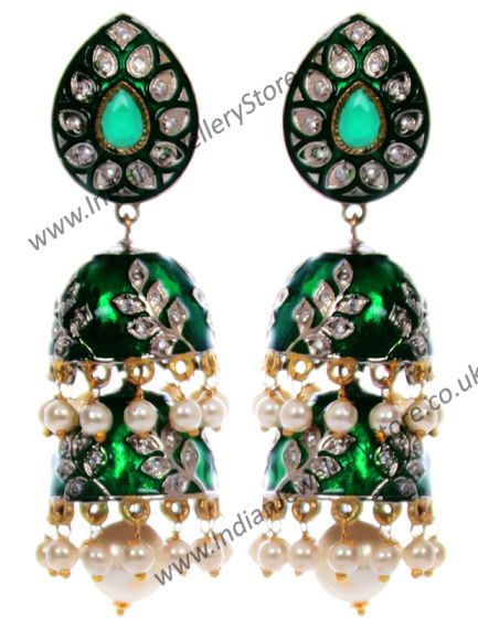 Chloe 2-Layer Jhumka EAGL10366 Indian Jewellery