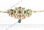 Mughal Large Bajuband VGGK04656 Indian Jewellery