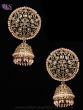 Champagne Statement Traditional Jhumka Earrings - EAPA12177 Indian Jewellery