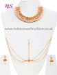 Pearl 22k Effect Designer Set - Rahee BEWA10740 Indian Jewellery