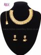 22k Delicate Traditional South Indian Set - NELA10866C Indian Jewellery