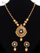 Medium Round Pendant Set NELL10874 Indian Jewellery
