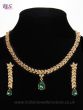 Delicate Gold Crystal Jewellery Set - Arishia NAGC11334 Indian Jewellery
