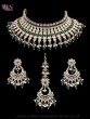 Premium American Diamond Silver Indian Jewellery Set NSGA12432 Indian Jewellery