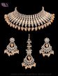 Premium American Diamond Silver Indian Jewellery Set NSPA12434 Indian Jewellery