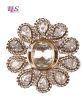 Large silver flower ring ASWA10927 Indian Jewellery
