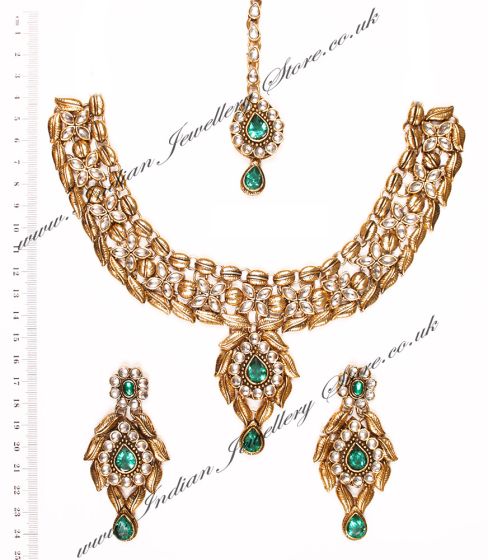 Reema Indian necklace set NALK03934 Indian Jewellery