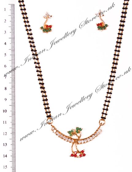 Coloured Mangalsutra Set MGAA03958 Indian Jewellery