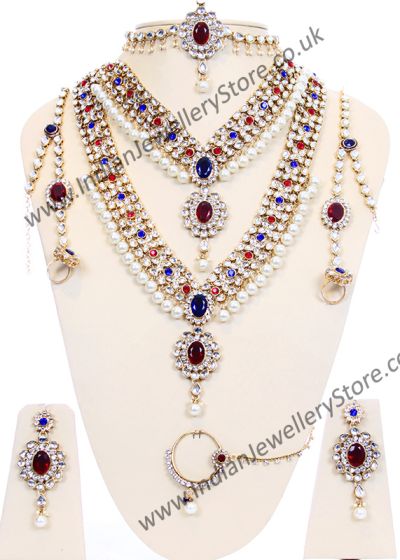 Raveen Indian Bridal Set BAMC10456 Indian Jewellery