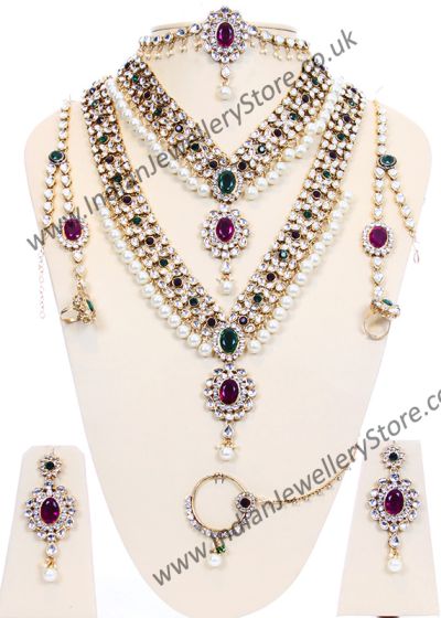 Raveen Indian Bridal Set BAMC10457 Indian Jewellery