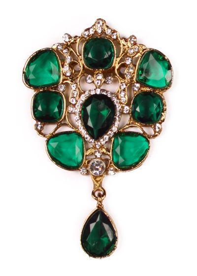 Mughal Inspired Pin XAGC03869 Indian Jewellery