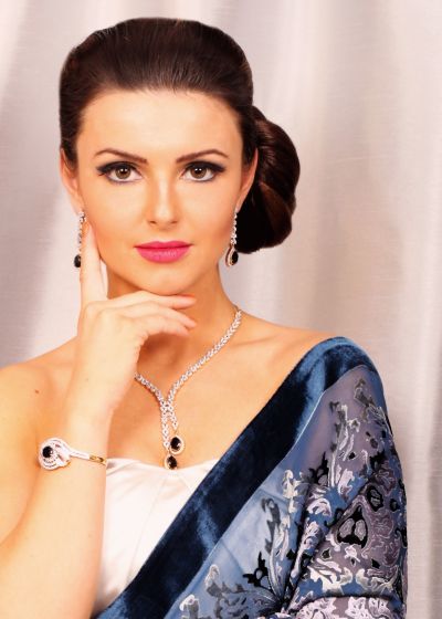 Sophisticated American Diamond Necklace Set NGWA10548C Indian Jewellery