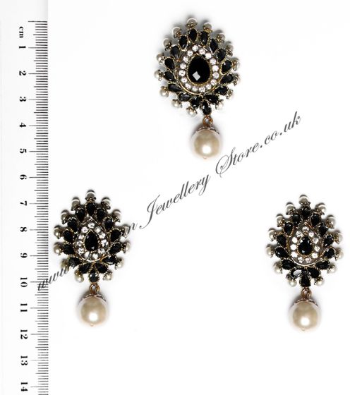 Isla Pendant & Earrings NABA10119 Indian Jewellery