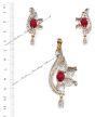 Medium Indian Pendant Set NGRA04663 Indian Jewellery
