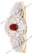 Laila Fine American Diamond Bracelet - Maroon WGRA03591 Indian Jewellery