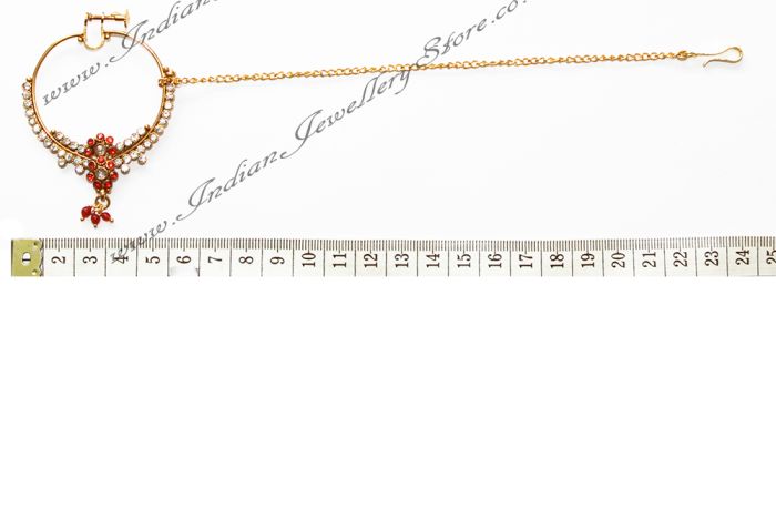 Large Bridal Nath No.4 TGRC02421 Indian Jewellery