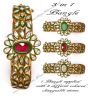 1 in 3 Colour Changeable Bracelet WGWA02915 Indian Jewellery