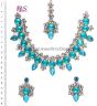 Contemporary Kundan Necklace Set- Aslesha NSLK10667 Indian Jewellery