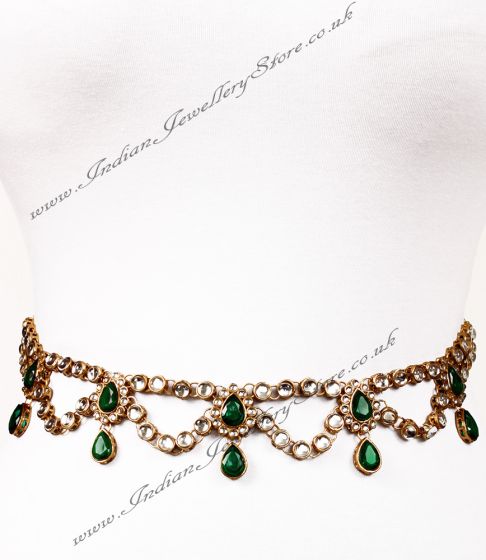 ISHEEKA Kundan Saree Belt LAGK03111 Indian Jewellery