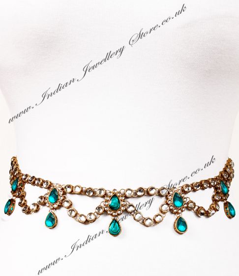 Kundan Indian Saree Belt - Isheeka LALK03794C Indian Jewellery