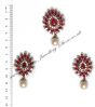 Isla Pendant & Earrings NARA10125 Indian Jewellery