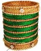 6 x Pearl Easy-Match Indian Bangle Set, 2.4 WAWC04822 Indian Jewellery