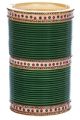 Traditional Punjabi, Dotted Champagne Crystal Wedding Chura - Green 2.8 UEGC11801 Indian Jewellery