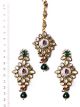 Kundan Earrings & Tikka Set IGMK10253 Indian Jewellery