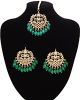 Statement Kundan Tikka and Studs - Prinal IEGK11011 Indian Jewellery