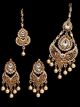 Pearl Jhoomer & Earring Set - Aarya IAWC11566 Indian Jewellery