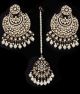 Heeramandi-Inspired Antique Statement Kundan Earring & Tikka IAWK12346 Indian Jewellery