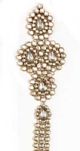 Statement Antique Gold Hair Choti - White CAWK0066 Indian Jewellery