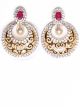 Chand semi-stud filigree earrings EEGA10950C Indian Jewellery