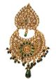 MIRZA Polki Jhumar - Green PGGP04538 Indian Jewellery