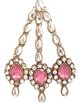 PRIYA Jhumar - Antique gold & Pale Pink PAPK0247 Indian Jewellery
