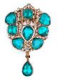 Mughal Inspired Pin XALC04256 Indian Jewellery