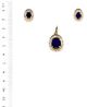 Small Indian Pendant Set NGLA04681 Indian Jewellery