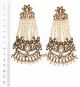Large Mughal Princess Kundan Earrings EAWK04404 Indian Jewellery