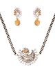 Champagne American Diamond Mangalsutra Necklace MANA11277 Indian Jewellery