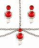 Kamal Earrings and Matha Patti DSRC04564 Indian Jewellery