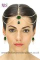 Gold Earrings & Matha Patti - Aashni DAWL10619C Indian Jewellery