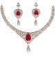 Fine American Diamond Necklace Set NGRA04722 Indian Jewellery