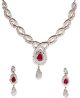 American Diamond Necklace Set NGRA04724 Indian Jewellery