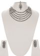 Multi-Strand American Diamond Set - Samantha NSWA10597 Indian Jewellery