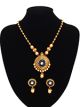 Medium Round Pendant Set NELL10874 Indian Jewellery