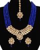Beaded Kundan Mala Jewellery Set NELA11058 Indian Jewellery