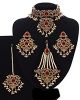 Mughal Princess Pearl Indian Jewellery Set - Choker, Ear, Tikka & Jhumar NARC11311 Indian Jewellery